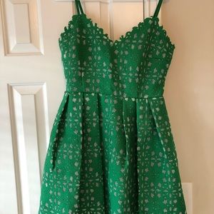 Green Boutique Cocktail Dress